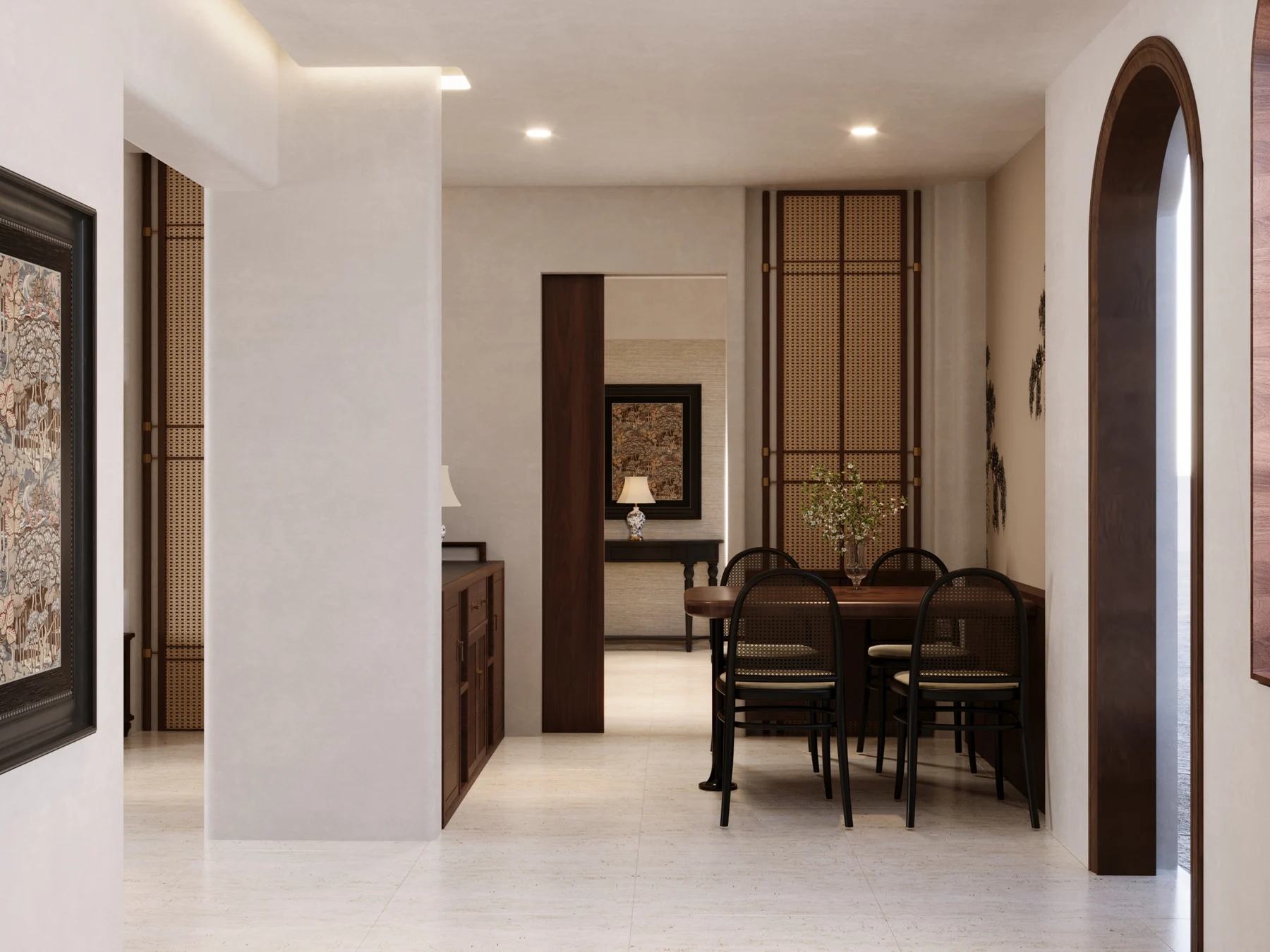 تصوّر تصميم غرفة السفرة من Villa 06