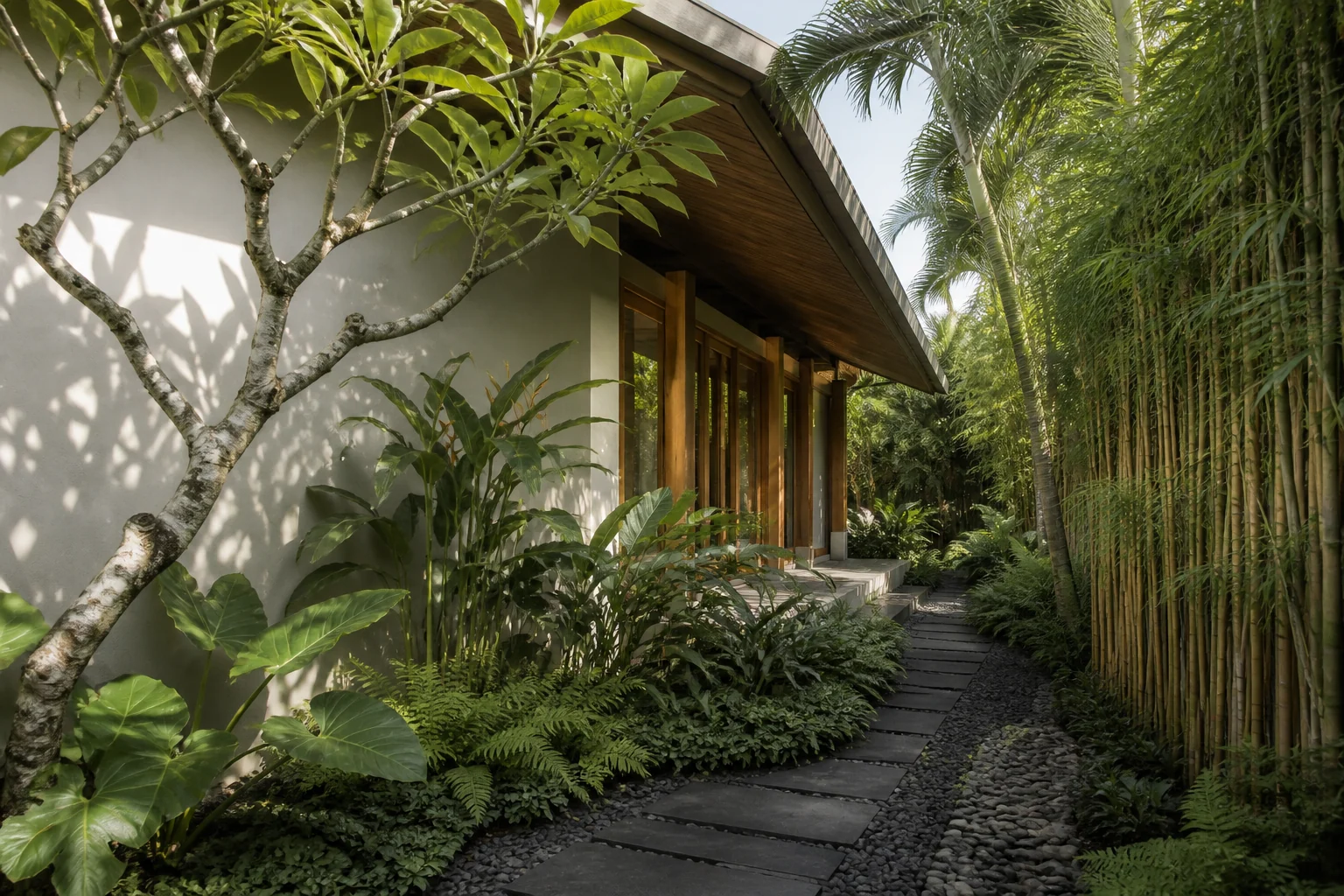 Batu Rainforest architecture view 2