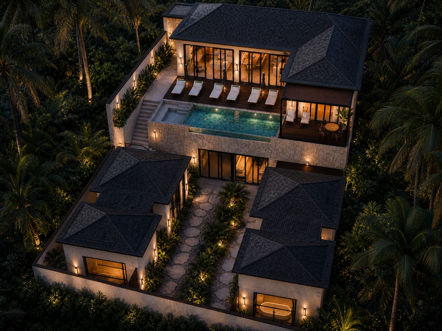 Lembongan Villa architecture view 8