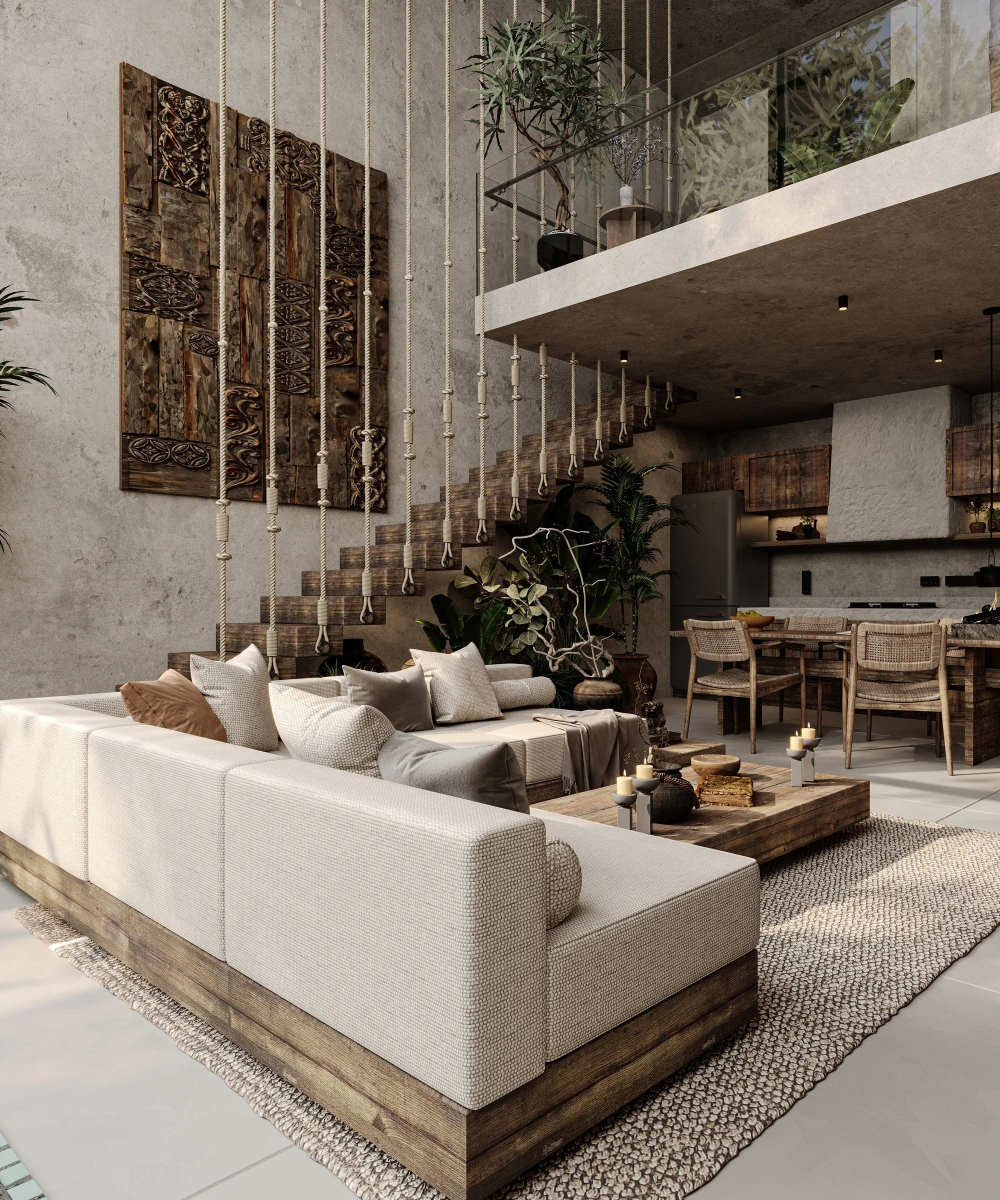 Uluwatu Atrium Interior main interiors view