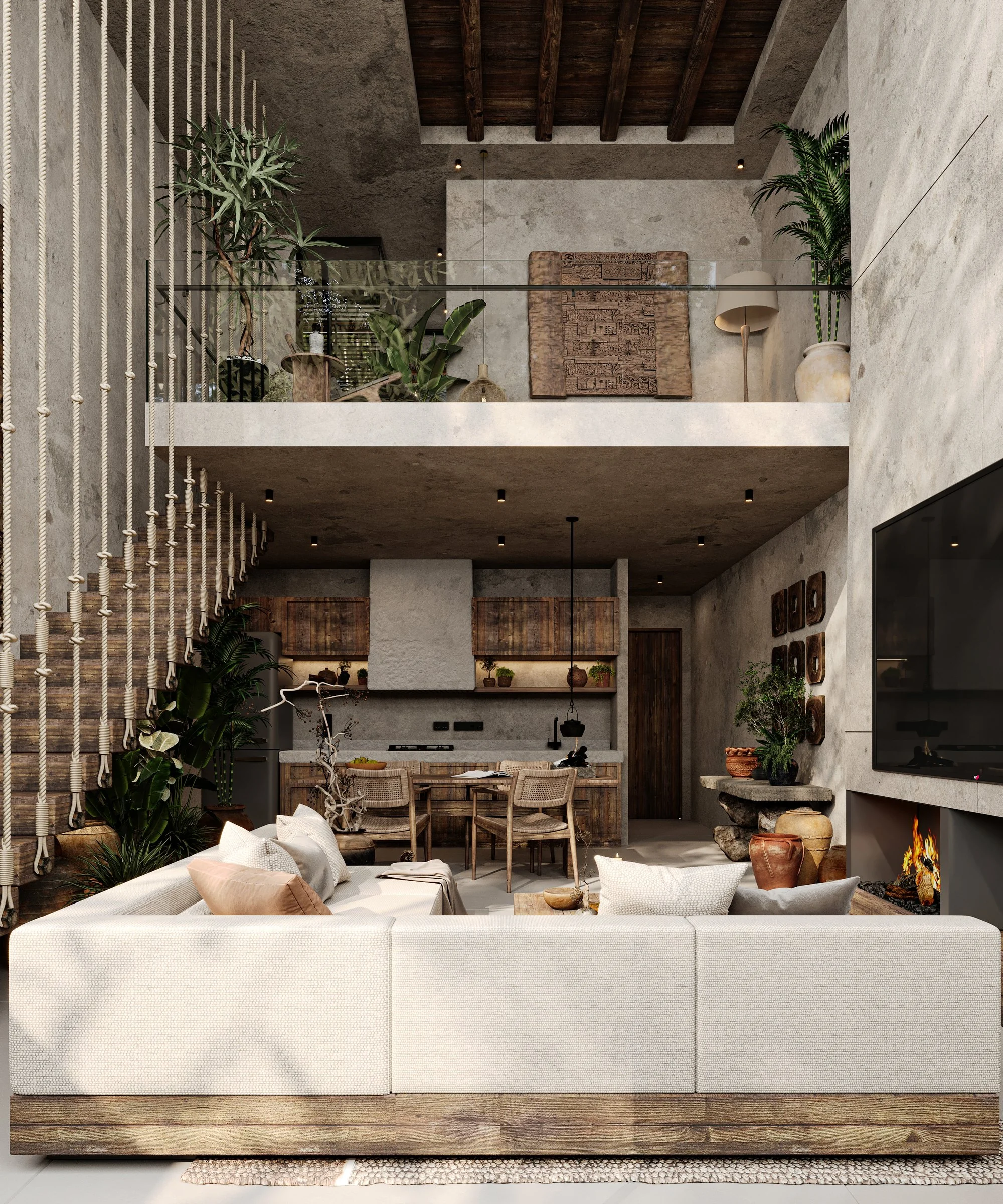 Uluwatu Atrium Interior interiors view 2